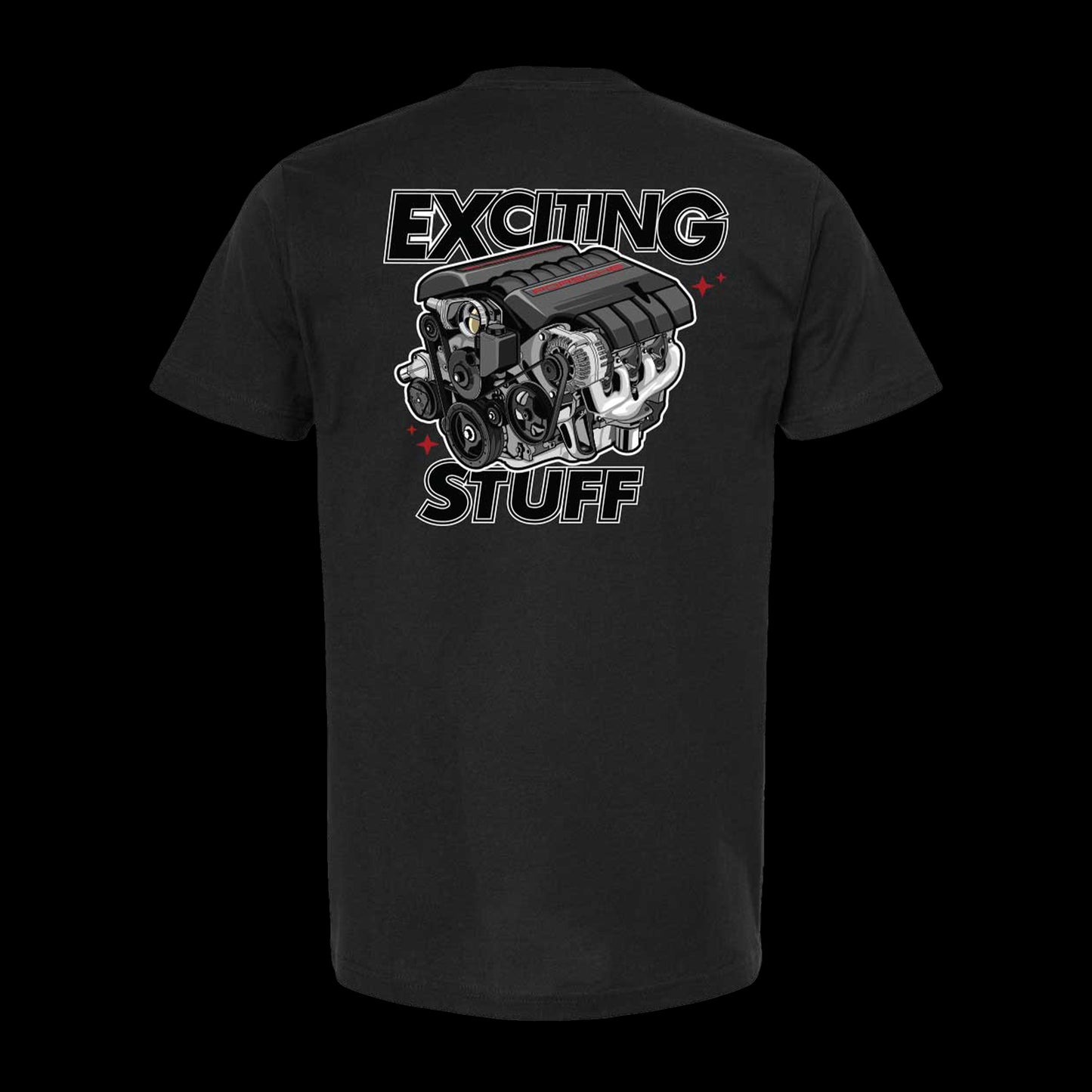 LS3 EXCITING STUFF TEE - BLACK