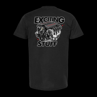 LS3 EXCITING STUFF TEE - BLACK