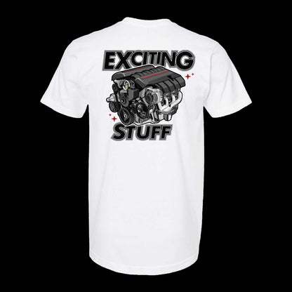 LS3 EXCITING STUFF TEE - WHITE