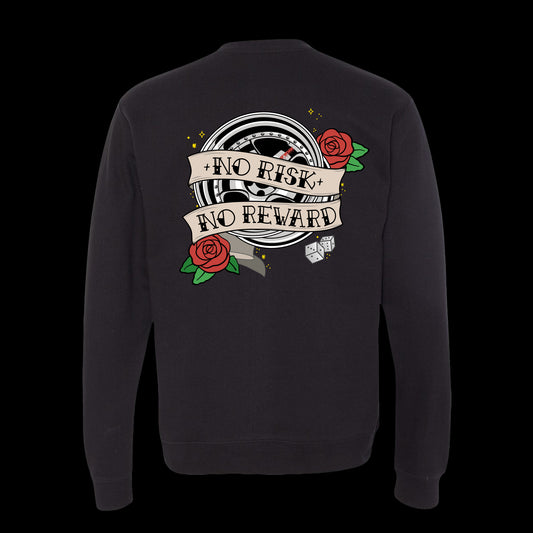 No Risk No Reward Crewneck - Black